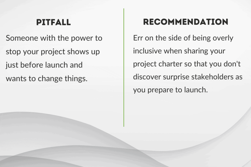 Pitfall 1: unknown stakeholders for your video production project.